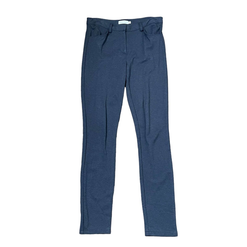 Calvin‎ Klein Legging Dress Pants Size 6 Gray Womens Stretch Blend 30X32